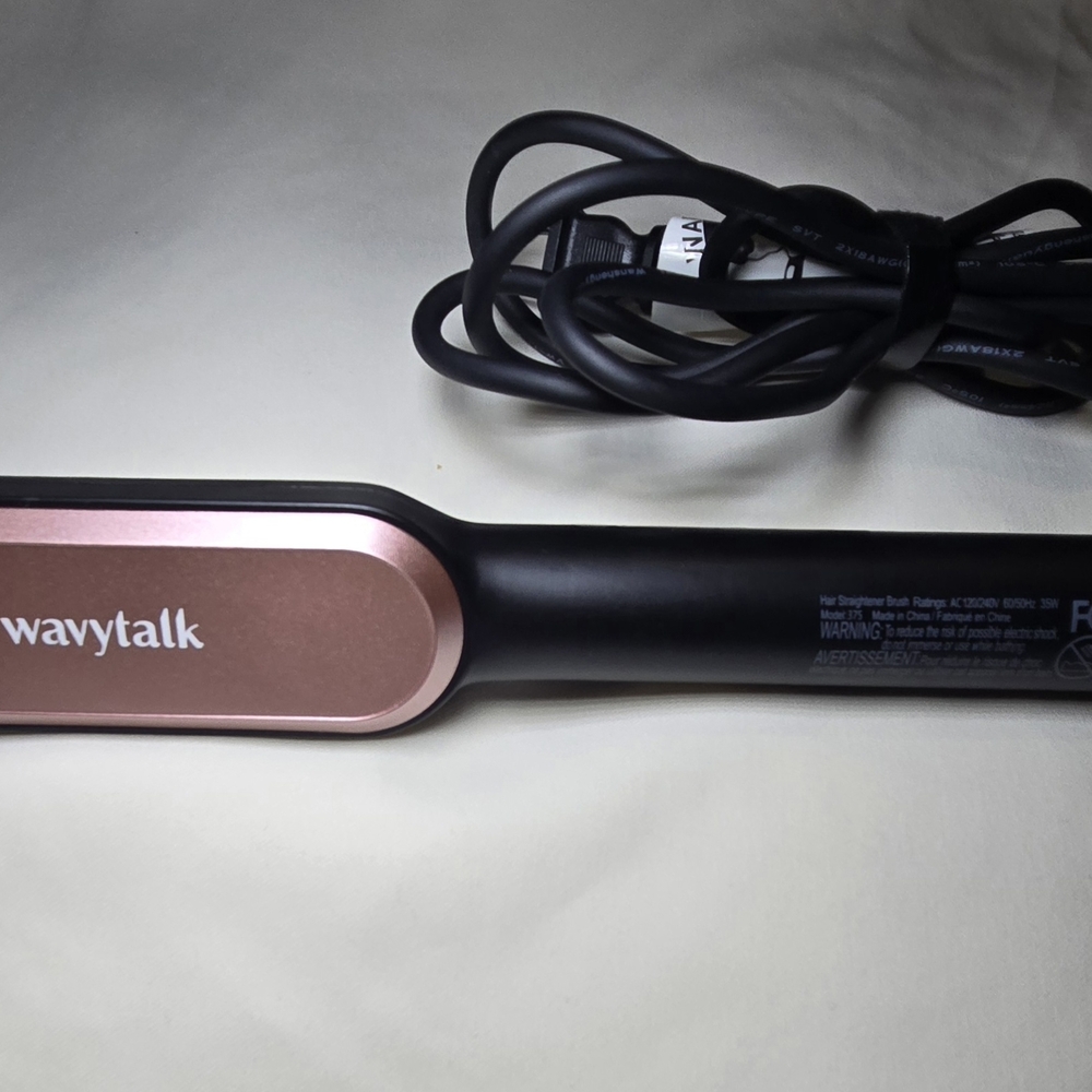 Wavytalk Black and Pink Hair Straightener